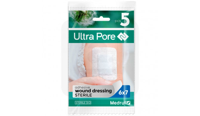 Haavaplaaster MEDRULL Ultra Pore 6x7cm 5tk (steriilne)