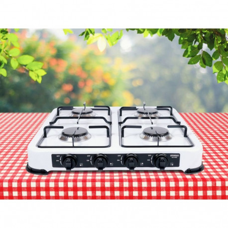 PROMIS KG400 Four-burner gas stove silver