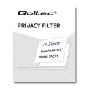 Qoltec 51071 display privacy filters 39.4 cm (15.5")