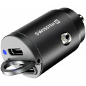 Autolaadija Swissten Nano Metal Adapter 2xUSB-C with 30W PD / SCP