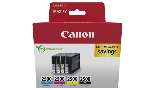 "Canon Tinte PGI-2500 9290B006 4er Multipack (BKMCY)"