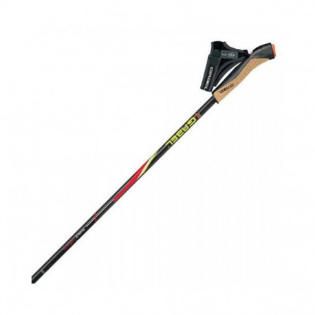 Gabel FX-75 Snake Carbon Kõndimiskepid, 125 cm, Must