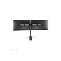 NEOMOUNTS SELECT Dual-Deskmount 10-27inch 2x8kg Adjustable 0-40cm Grommet/Clamp Full motion Tilt Rot