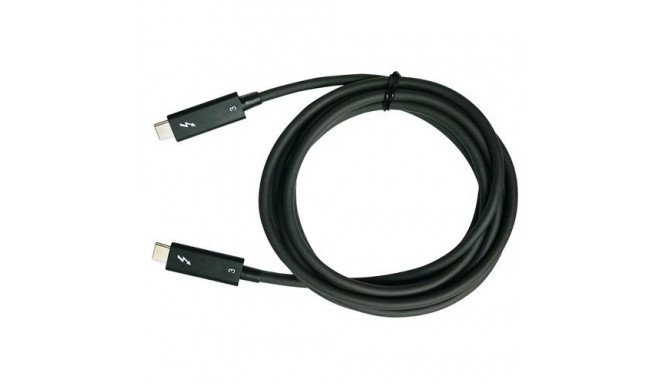 QNAP CAB-TBT315M-40G Thunderbolt cable 1.5 m 40 Gbit/s Black