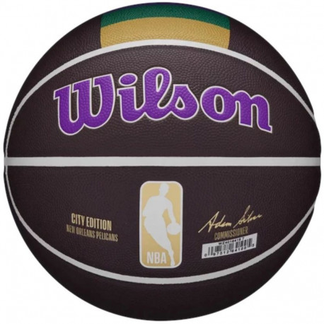 Wilson NBA Team City Collector New Orleans Pelicans Ball WZ4016419ID (7)