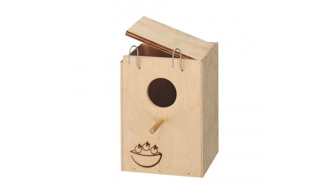 Nesting box for birds nest small 13x12x17cm