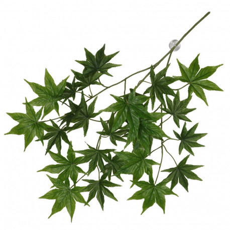 Hanging plant with suction cups Cannabis 65x40x5cm green