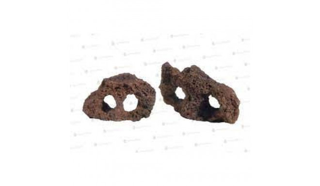 Aquarium stone lava with 2 holes, ES 122