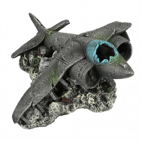 Aquarium decoration, jet, small 15x12,4x8,5cm