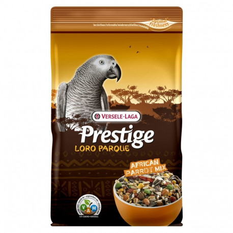 Loro Parque Aafrika papagoiseguga rikastatud seemnesegu ekstrudeeritud VAM-graanulitega 1kg, Prestig
