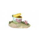 Aquarium decoration, can of shrimps 14cm.