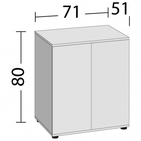 Aquarium base Cabinet Lido SBX 200 black