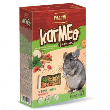 Täissööt KARMEO tšintšiljadele 450g.
