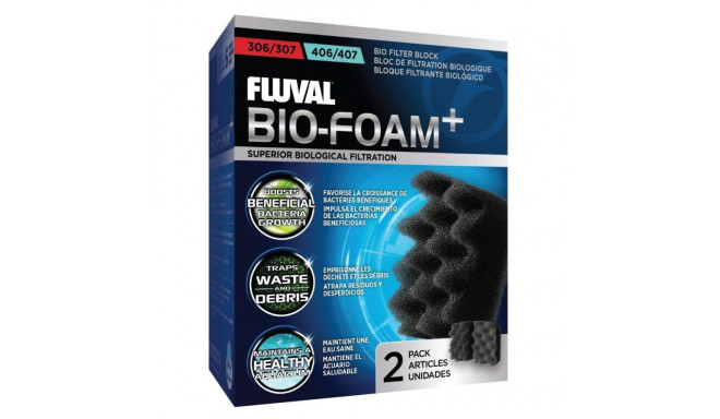 Filtrielement Bio-Foam+ filtrile Fluval 306/307 406/407 2tk must A237