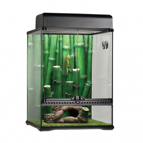 Glass terrarium Exo-Terra Bamboo Forest Habitat L 45x45x60cm