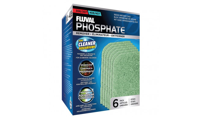 Filter media Fluval Phosphate for 306/307 406/407 6pcs A261