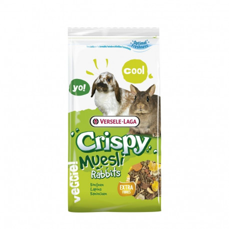 Complete feed Crispy Muesli Rabbits Tasty, for (dwarf) rabbits 1kg