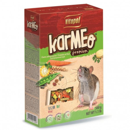 Complete feed KARMEO for rats 500g.