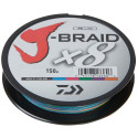 Braided fishing line Daiwa J-Braid X8 0.13mm 150m multi colour