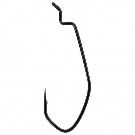 Hook Down Shot Offset, 5133 - 1/0, black chrome