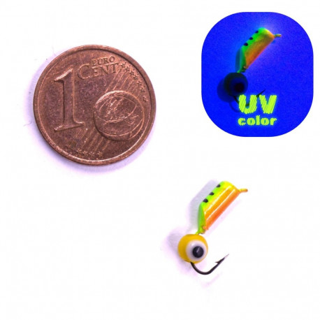 Mormõška volfram Beznasadka 3 0,7g 09-044-08 kollane