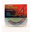 Braided fishing line SWD Taipan Classic PE X4 0.18mm 135m 10.45kg light green