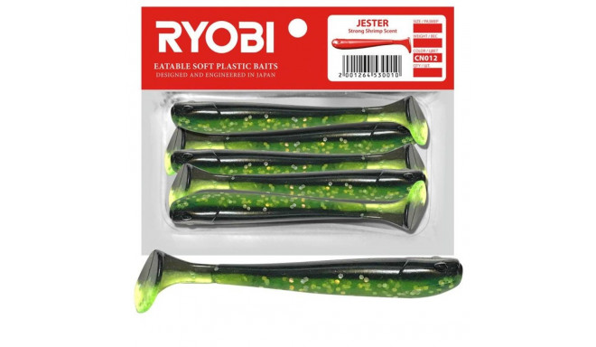 Soft lure Scented Ryobi Jester 75mm CN012 5pcs