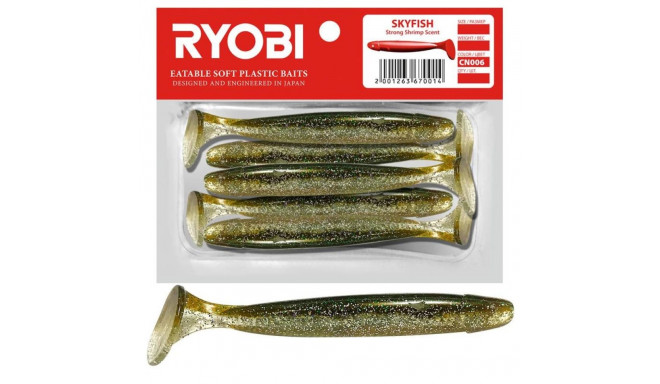 Мягкая приманка Scented Ryobi Skyfish 109мм CN006 3шт