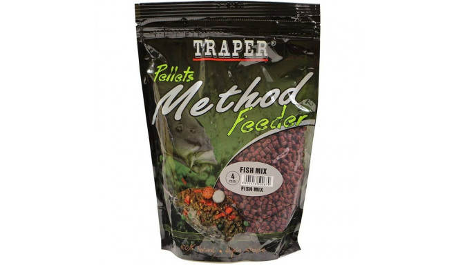 Groundbait TRAPER meetod Feeder Pelletid Fish Mix 4mm 500g