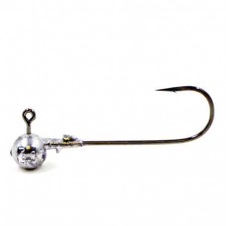 Jig head Big Power Jig, black 25g 8/0 5pcs, Traper