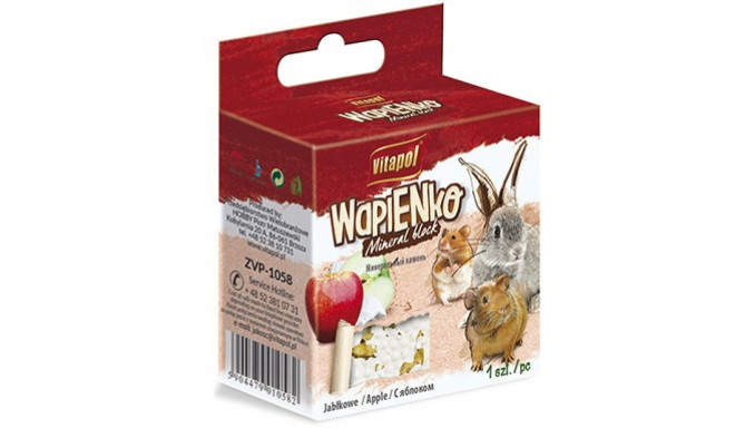 Mineraalkivi närilistele ja küülikutele MINERAL BLOCK Õuna 1tk 40g