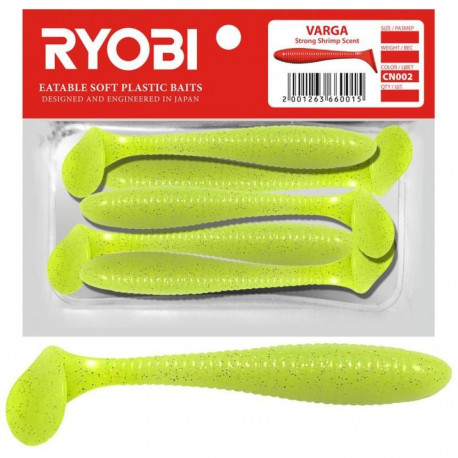 Soft lure Scented Ryobi Varga 75mm CN002 5pcs