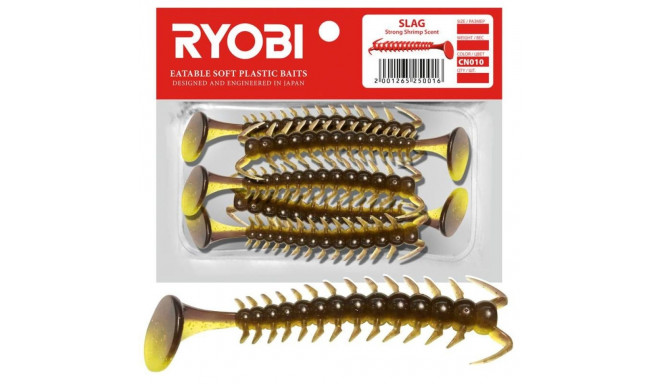 Soft lure Scented Ryobi Slag 59mm CN010 5pcs