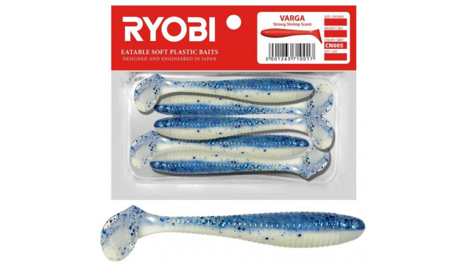 Minkštas masalas Scented Ryobi Varga 75mm CN005 5vnt