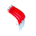 Bottom fishing rig SCH-E003 8/0 red+fluo+tail