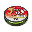 Pintas valas Daiwa Grand X8E 0.06mm 135m chartreuse