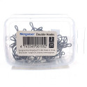 Merganser Hi-Carbon steel double hook, size  2, 50 pcs
