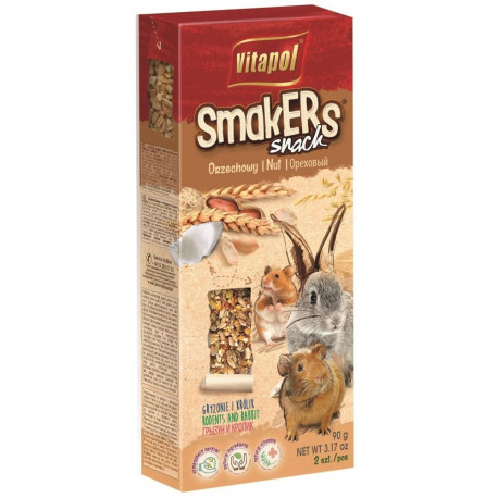 Treat for rodents and rabbits SMAKERS nut 2pcs 90g