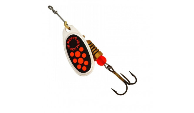 Spinner MEPPS BLACK FURY-4 8,0g silver/orange Dots