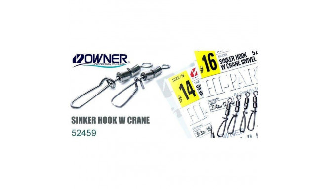 Owner Carabiner with Swivel 52459-12 26kg