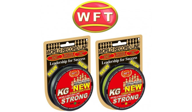 Braided line WFT KG Strong 150m 15kg green