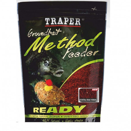 Groundbait TRAPER Method Feeder Ready Bloodworm/Maggots 750g