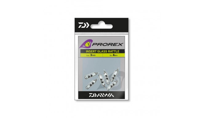 Daiwa PX Insert Glass Rattle 3mm 6tk