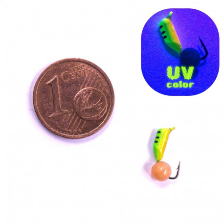 Mormyška tungsten Beznasadka 2.5 0.5g 05-040-16 red