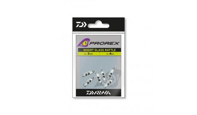 Daiwa PX Insert Glass Rattle 5mm 6pcs