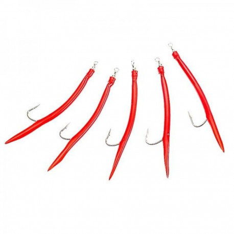 Bottom fishing rig SCH-E006 8/0 red