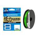 Плетённый шнур Shimano Kairiki 8 PE Mantis green 150m 0,23mm 22.5kg