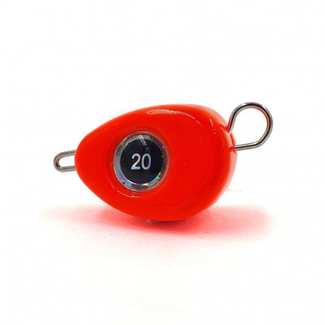 Jig sinker FH, 10 g, red, 3 pcs, Merganser