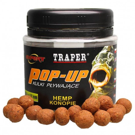Groundbait TRAPER Ujuvad Boilies Kanep 12mm 50g