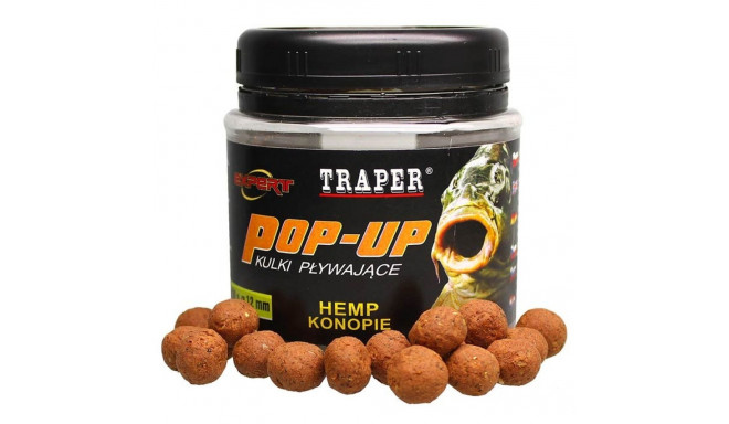 Groundbait TRAPER plaukiojantis Boilies kanapinis 12mm 50g